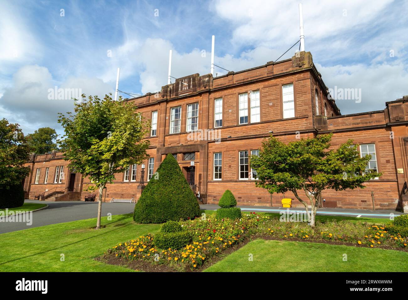 Easterbrook Hall built in 1938 at The Crichton, Dumfries. Stock Photo