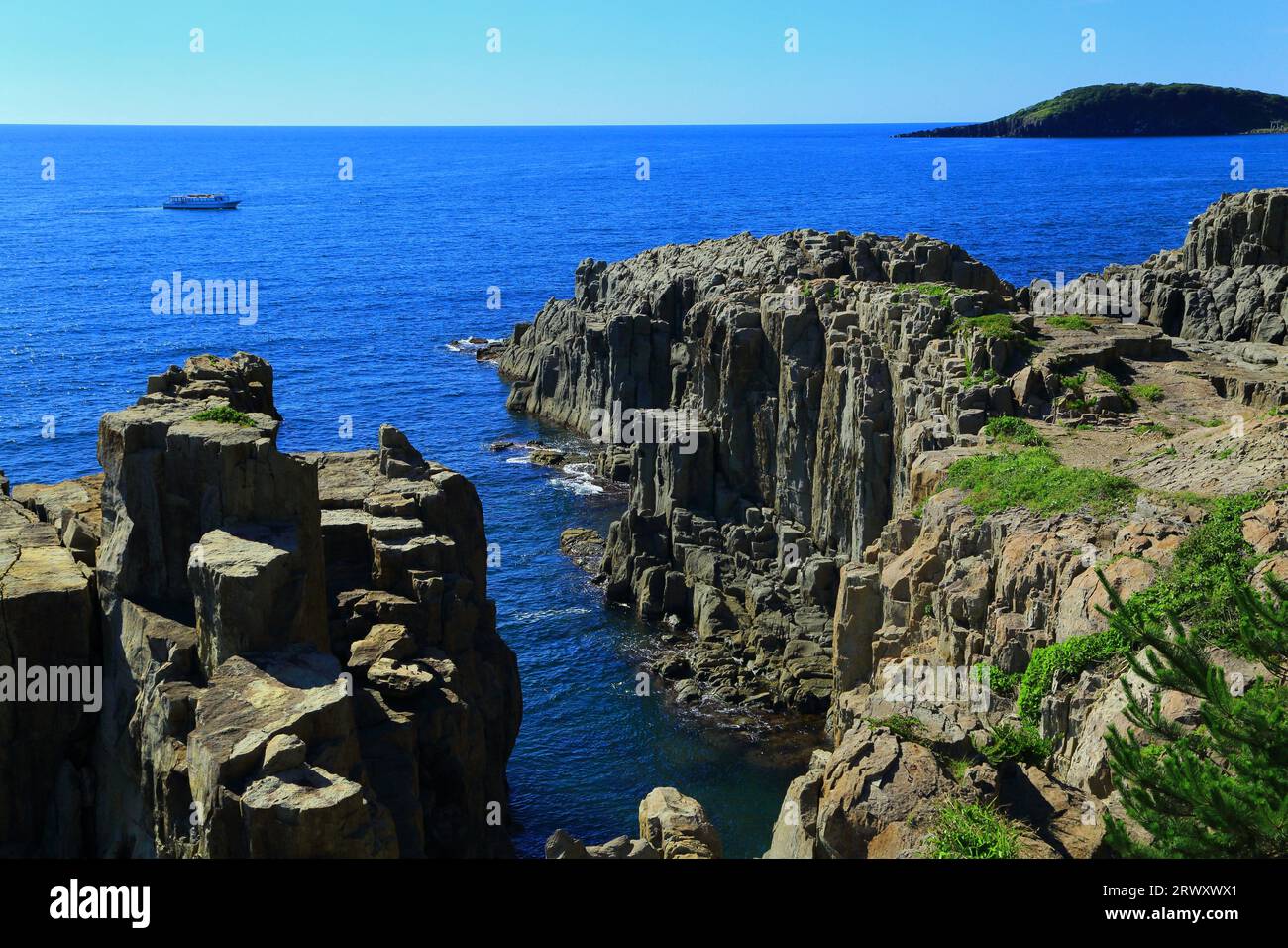 Echizen Coast Tojinbo Stock Photo