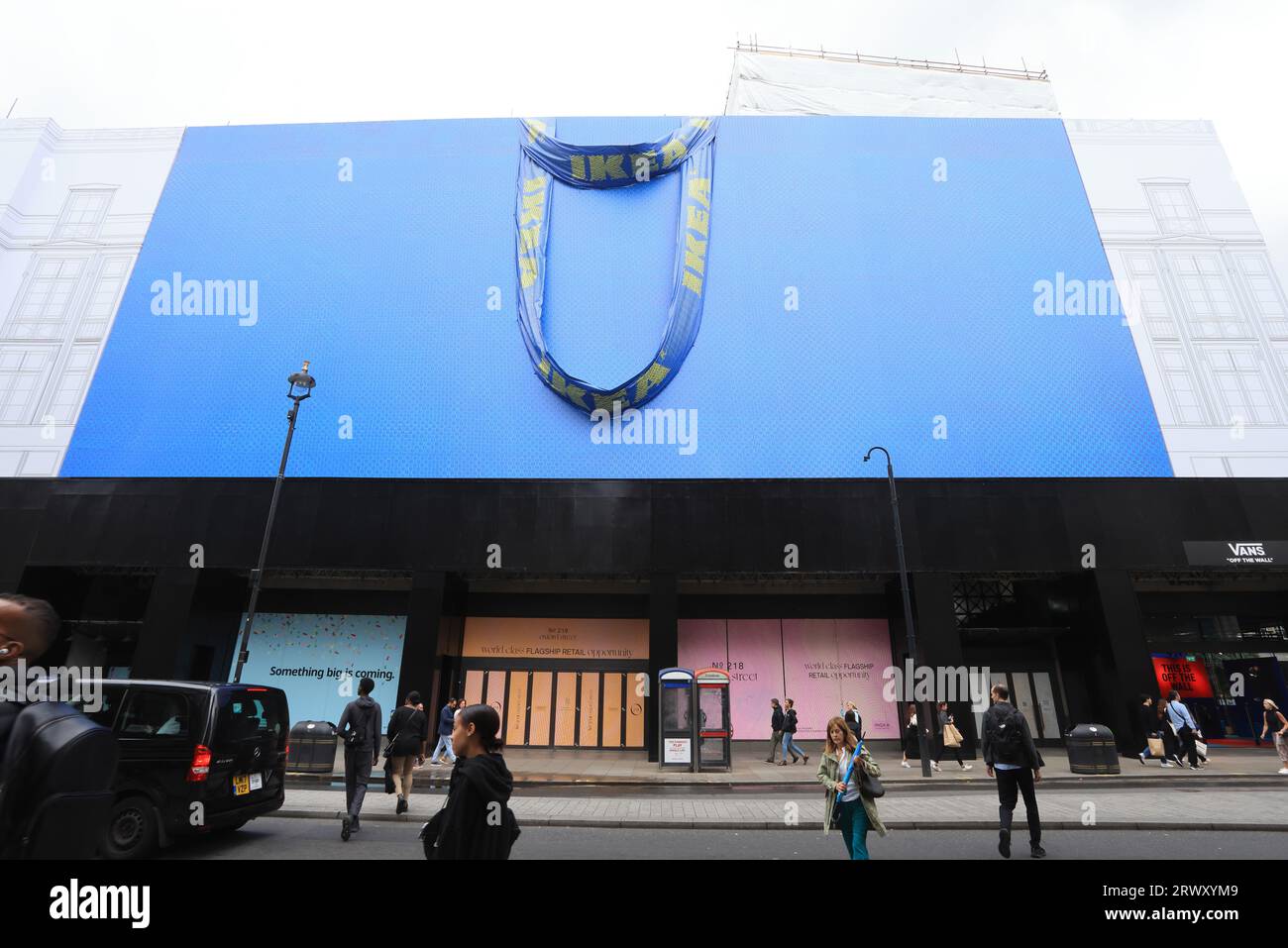 New IKEA store being constructed at Oxford Circus replacing Top Shop