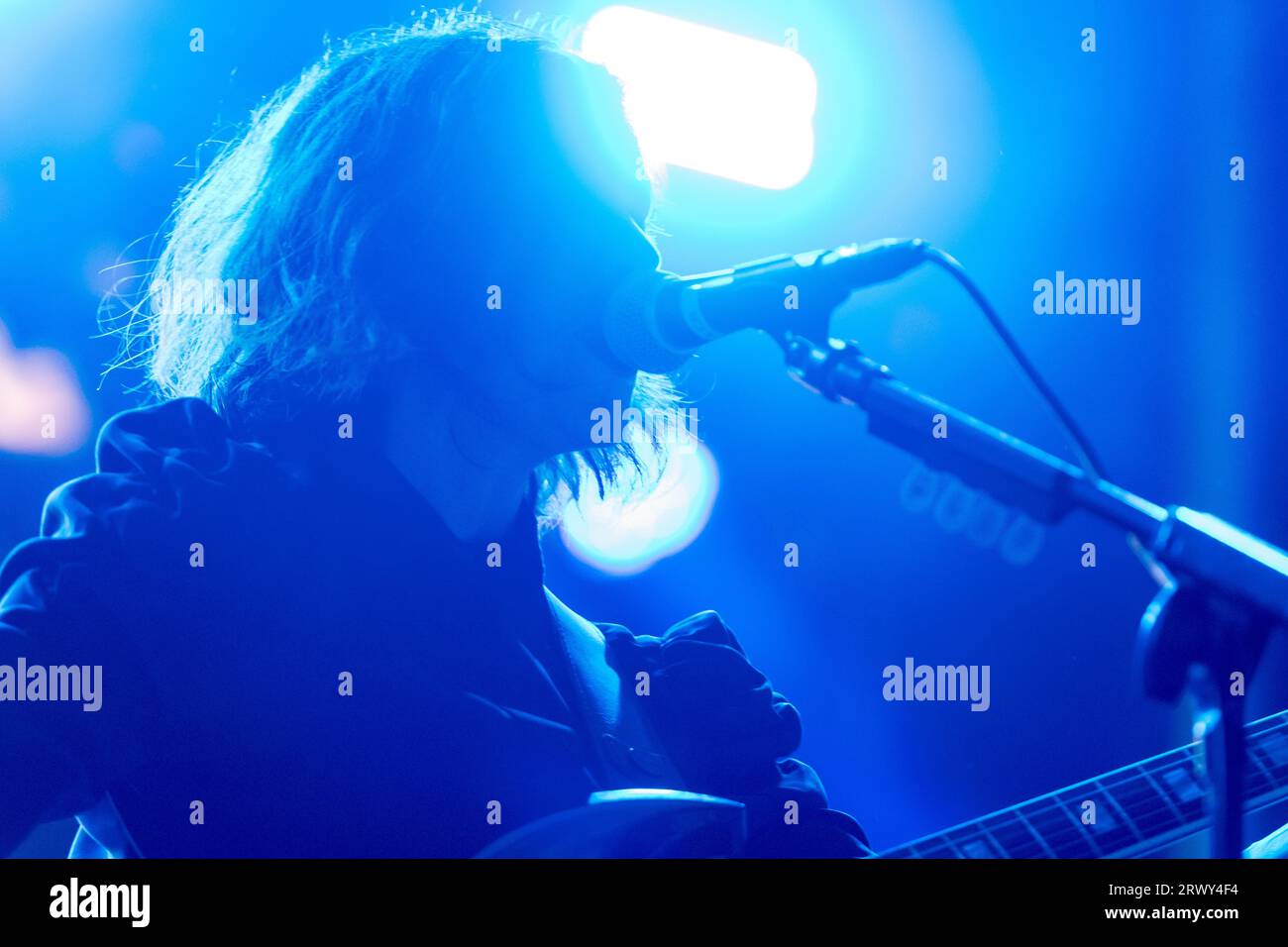 Seattle, USA. 2 Sep, 2023. The Olympia band Sleater Kinney performing at Bumbershoot 2023 Stock