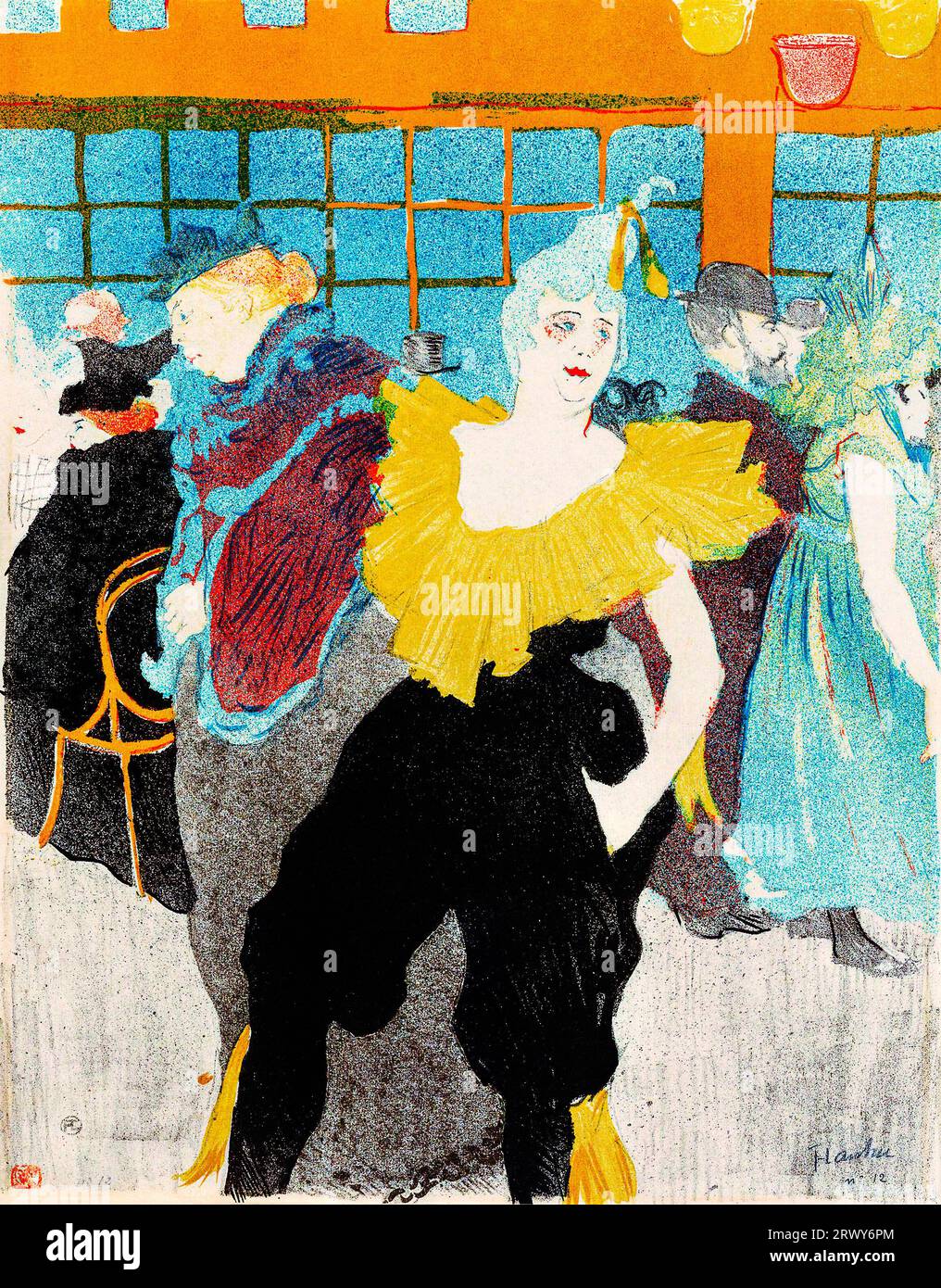 Henri de Toulouse-Lautrec Poster Binder 6 Posters 12 x 7 Jane Avril Snake  Cover