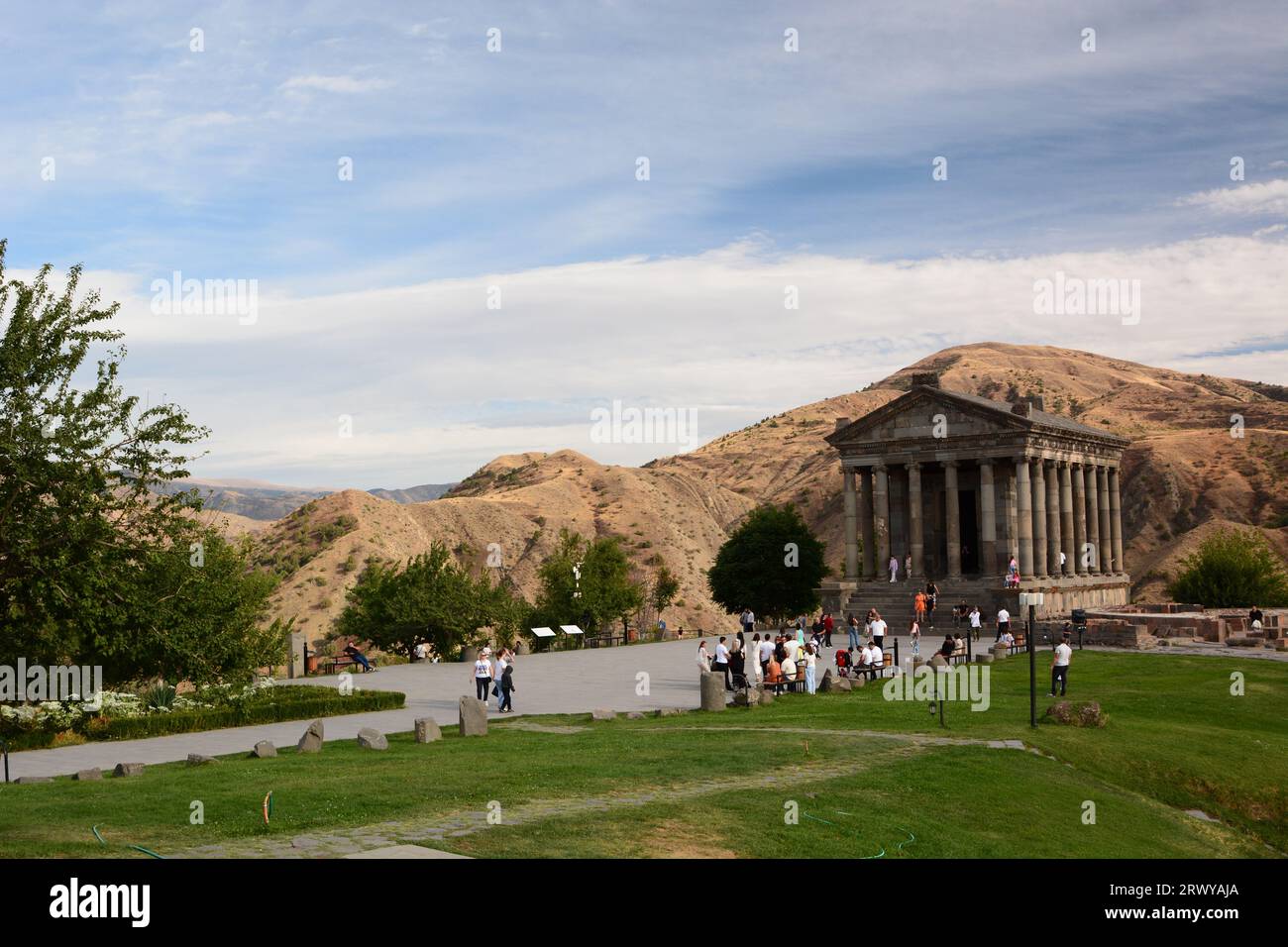 Garni temple. Kotayk Province. Armenia Stock Photo