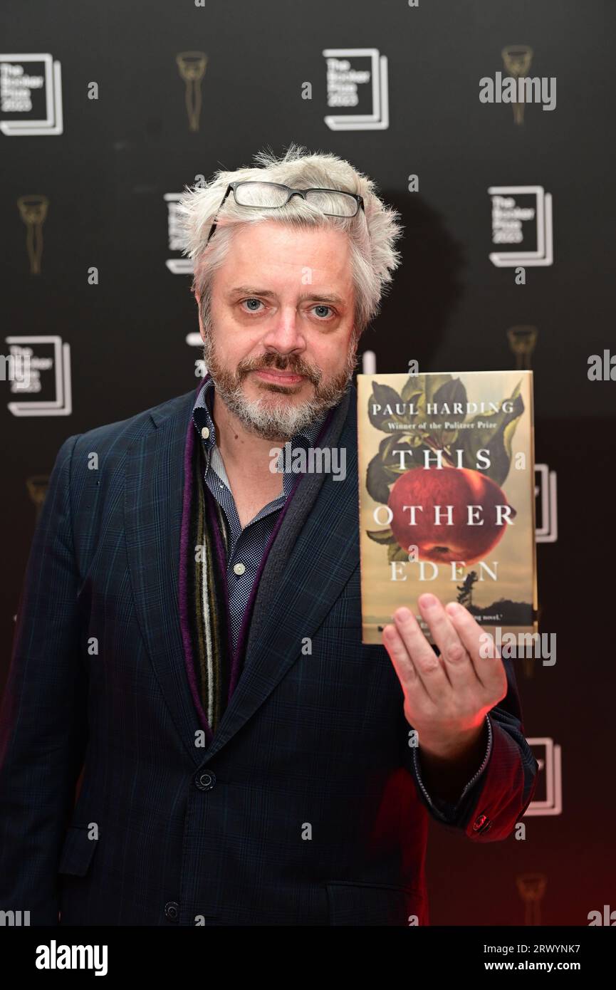 London, UK. 21st Sep, 2023. This Other Eden by Paul Harding wife attends the Booker Prize 2023 at National Portrait Gallery, London. Credit: See Li/Picture Capital/Alamy Live News Stock Photo
