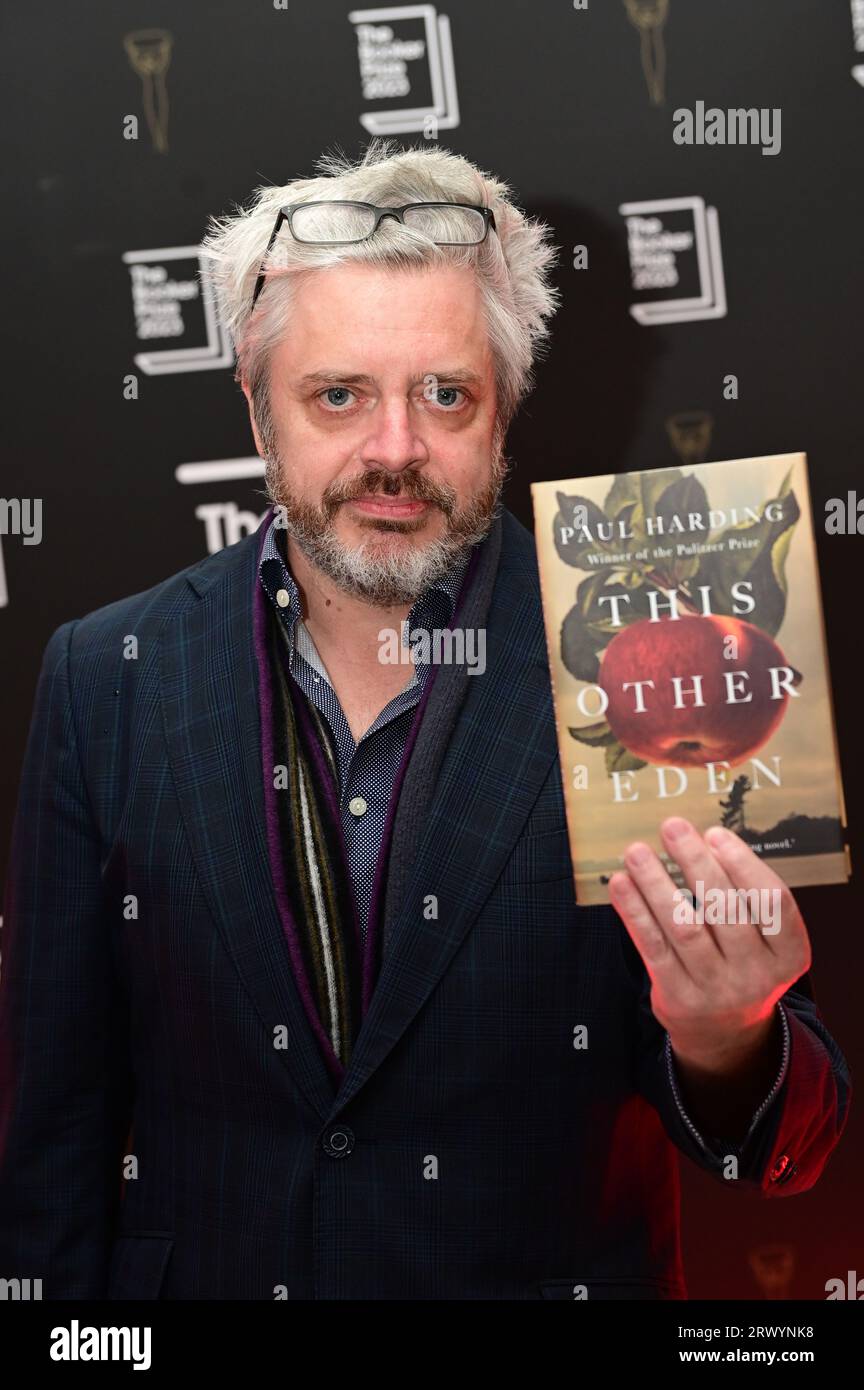 London, UK. 21st Sep, 2023. This Other Eden by Paul Harding wife attends the Booker Prize 2023 at National Portrait Gallery, London. Credit: See Li/Picture Capital/Alamy Live News Stock Photo