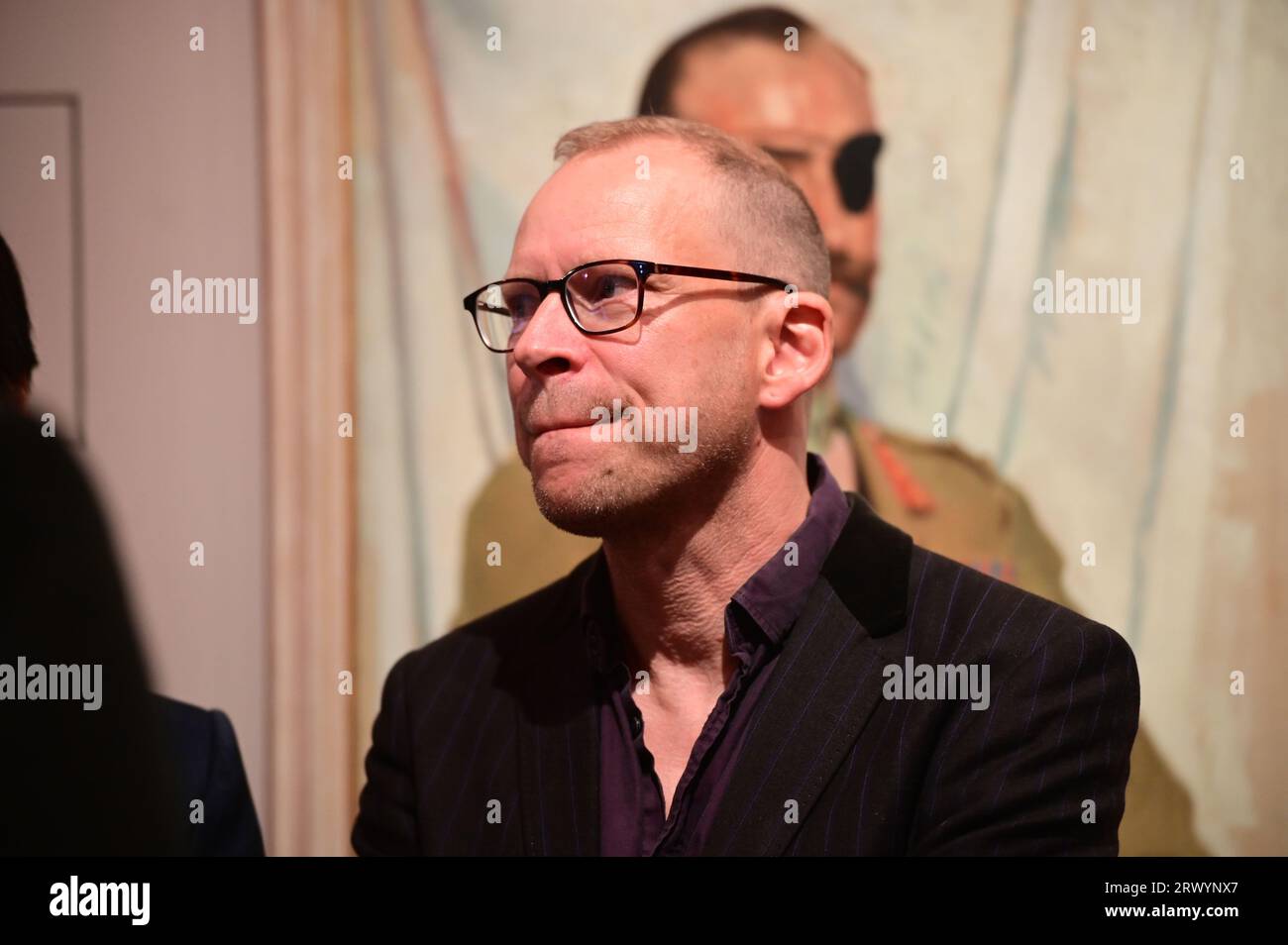 London, UK. 21st Sep, 2023. Robert Webb is a judge of the Booker Prize 2023 at National Portrait Gallery, London. Credit: See Li/Picture Capital/Alamy Live News Stock Photo