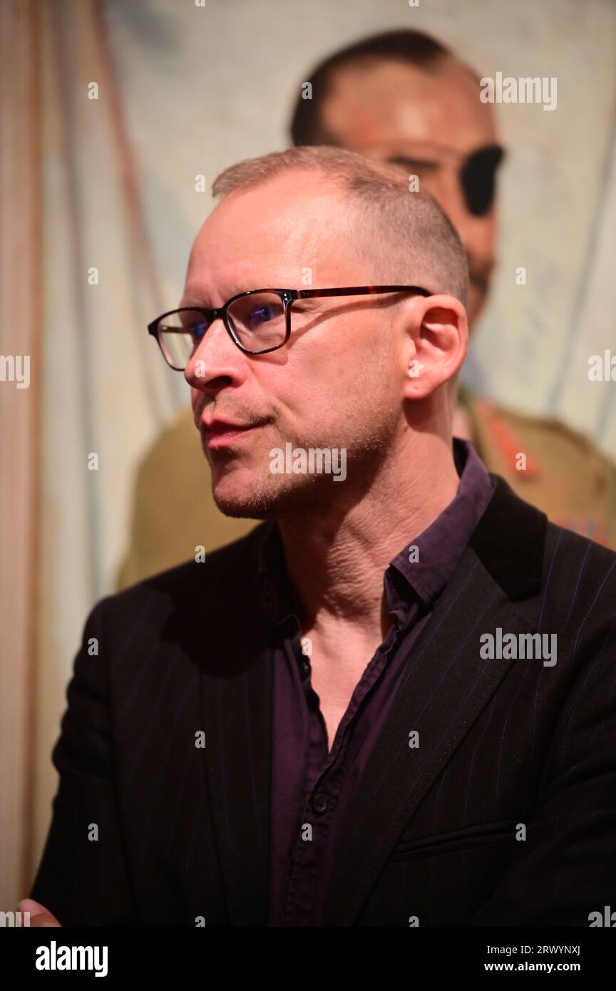 London, UK. 21st Sep, 2023. Robert Webb is a judge of the Booker Prize 2023 at National Portrait Gallery, London. Credit: See Li/Picture Capital/Alamy Live News Stock Photo