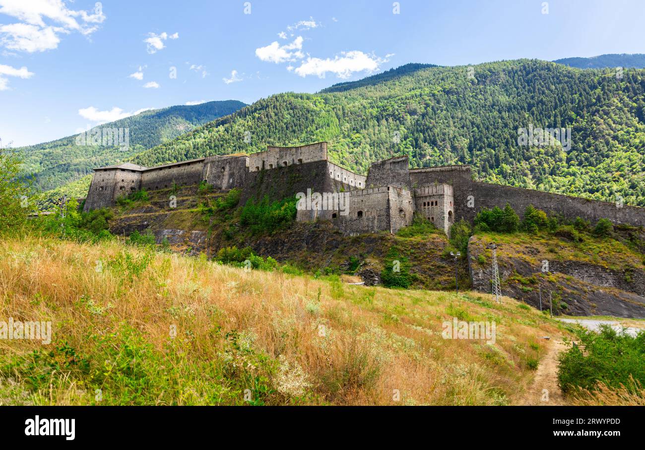 Exilles Fort fortified complex in Susa Valley, Metropolitan City of ...