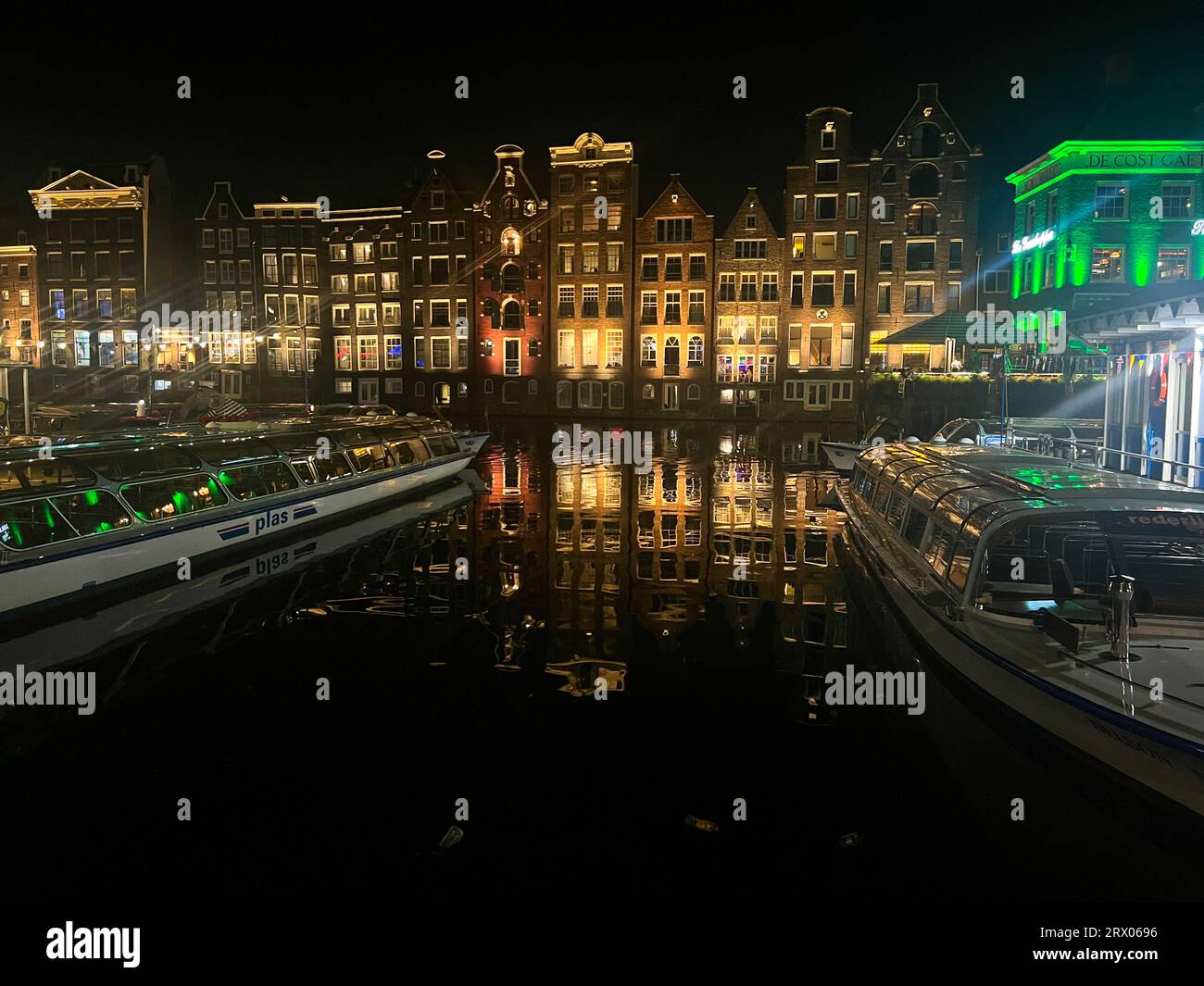 Typical amsterdam canal row hi-res stock photography and images - Alamy
