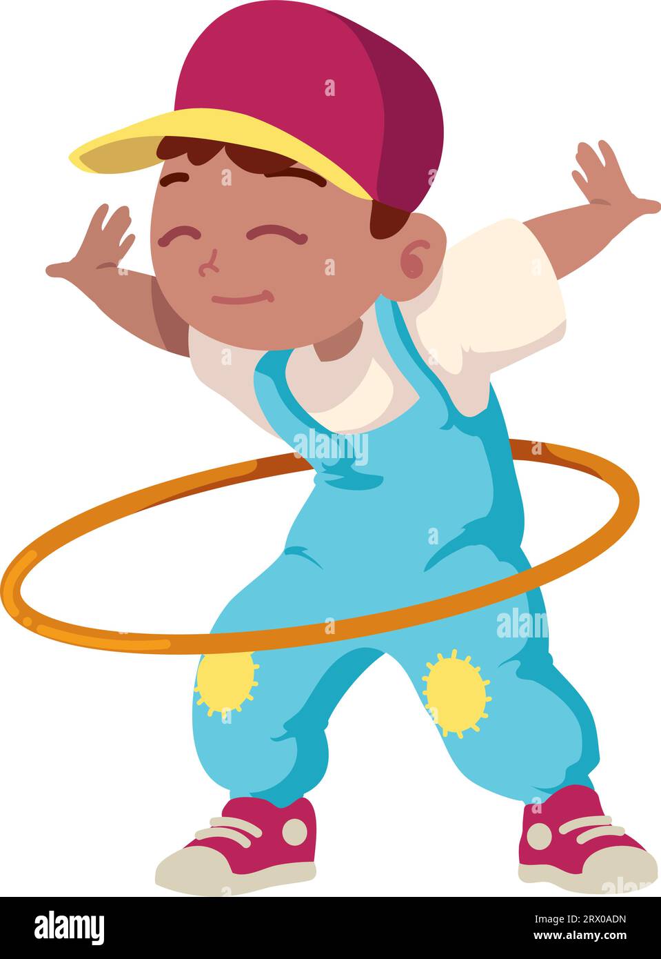 little boy with ula ula Stock Vector Image & Art Alamy