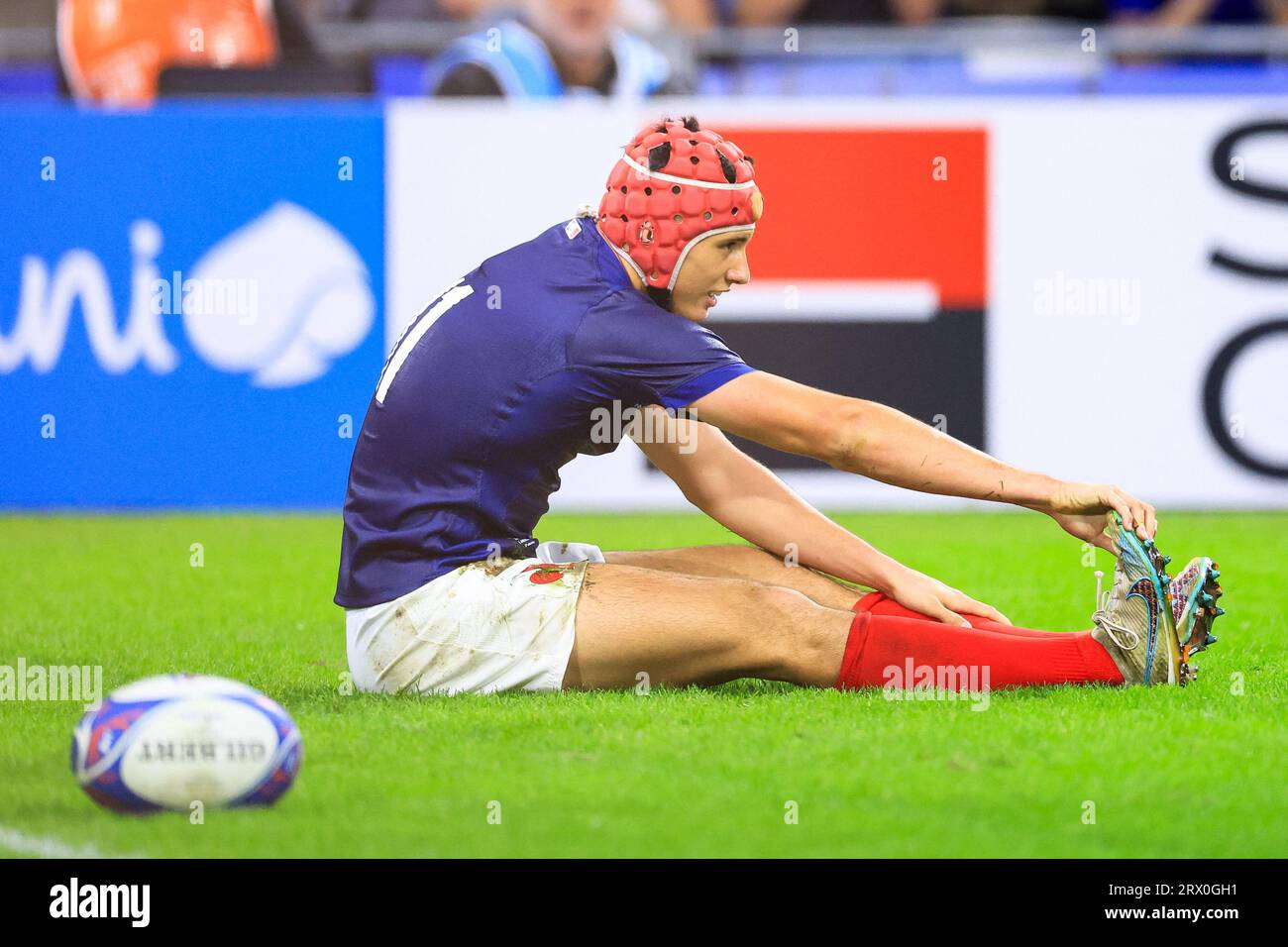 Lbb Rugby Louis Bielle-Biarrey #11 of France during the Rugby World Cup match ...