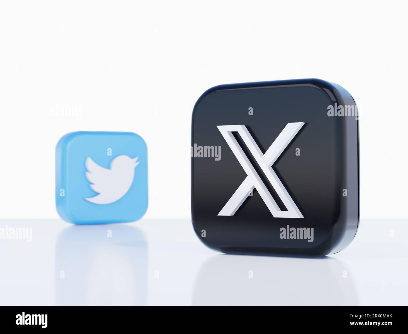 Pune, India. September 22, 2023. Twitter new logo as black icon