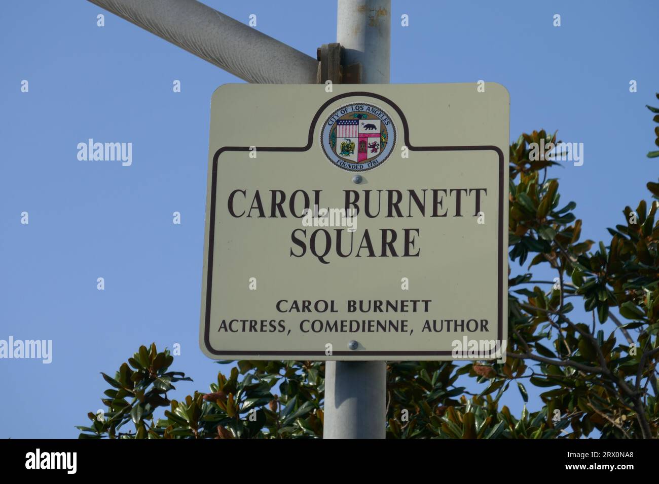 Los Angeles, California, USA 21st September 2023 A general view of atmosphere of Carol Burnett Square honoring the Actress/comedian on September 21, 2023 in Los Angeles, California, USA. Photo by Barry King/Alamy Stock Photo Stock Photo