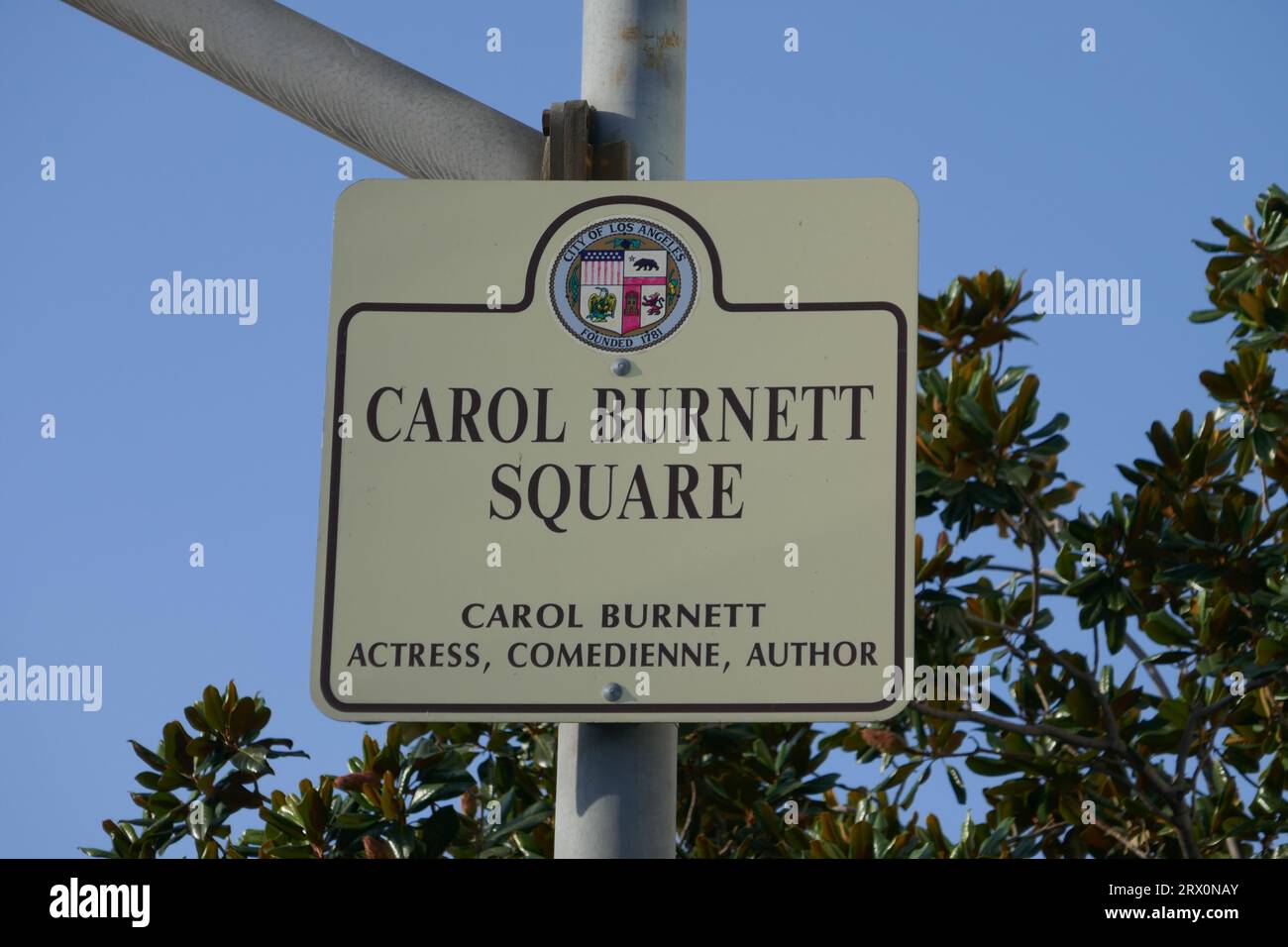 Los Angeles, California, USA 21st September 2023 A general view of atmosphere of Carol Burnett Square honoring the Actress/comedian on September 21, 2023 in Los Angeles, California, USA. Photo by Barry King/Alamy Stock Photo Stock Photo