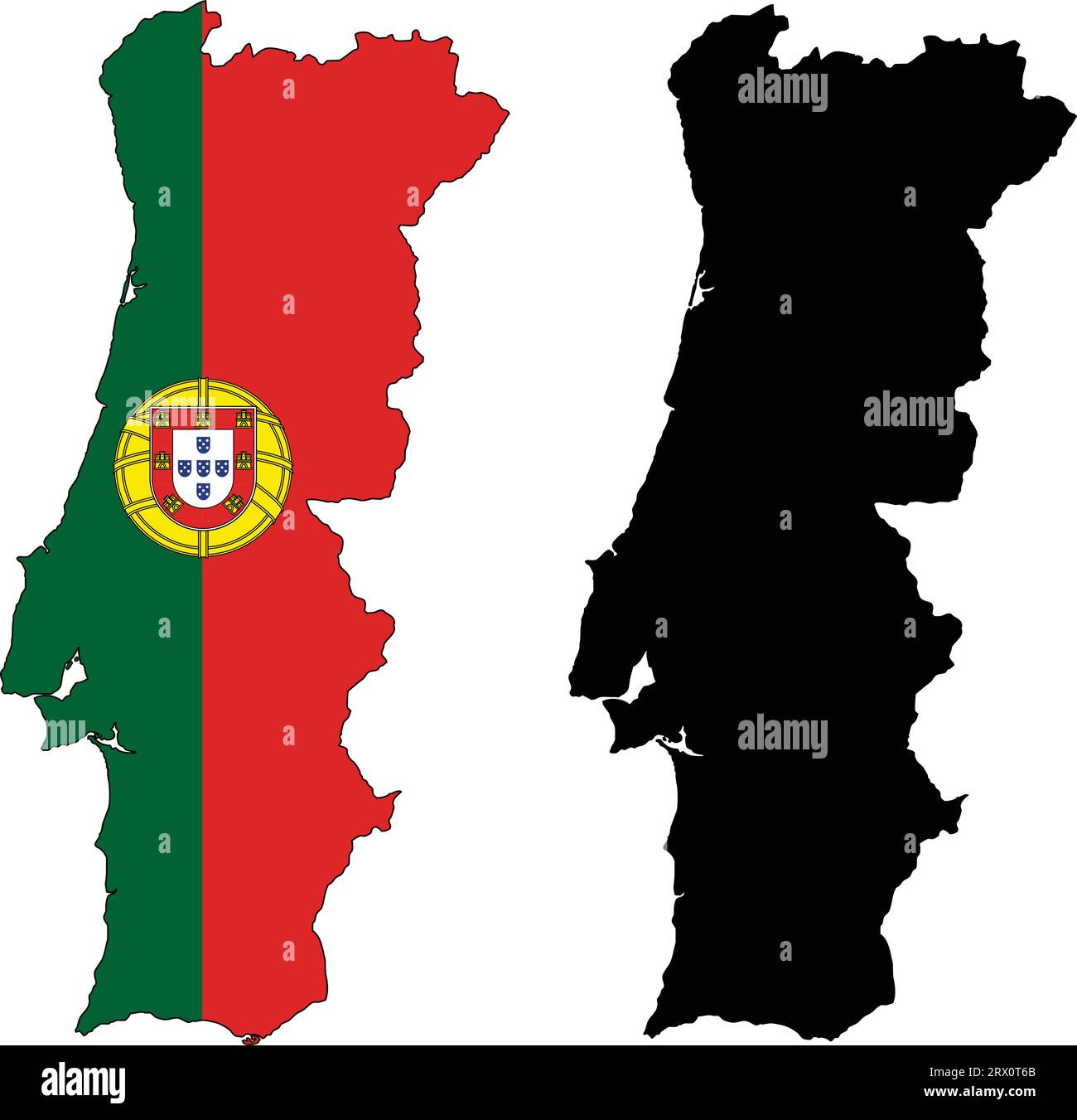 Portugal - Highly detailed editable political map Stock Vector Image & Art  - Alamy