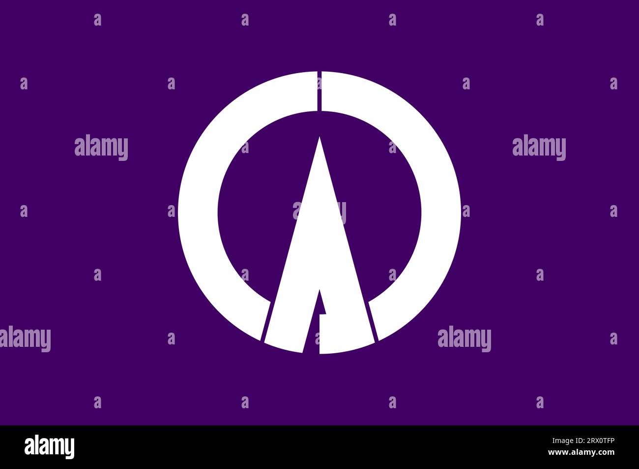 Flag of the town of Hamanaka Stock Photo - Alamy