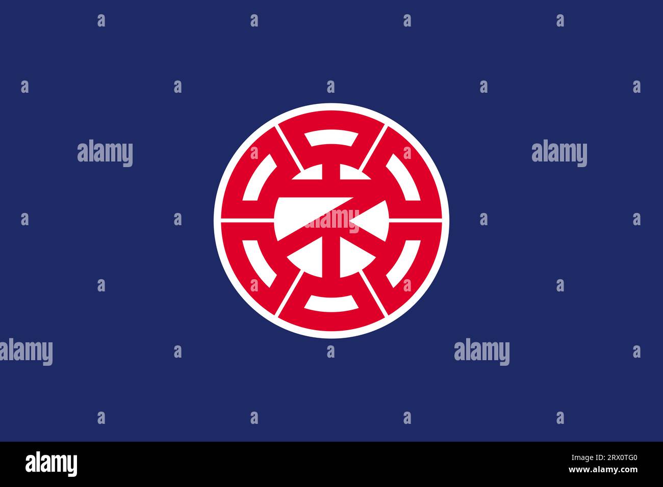 Flag of the city of Nemuro Stock Photo Alamy