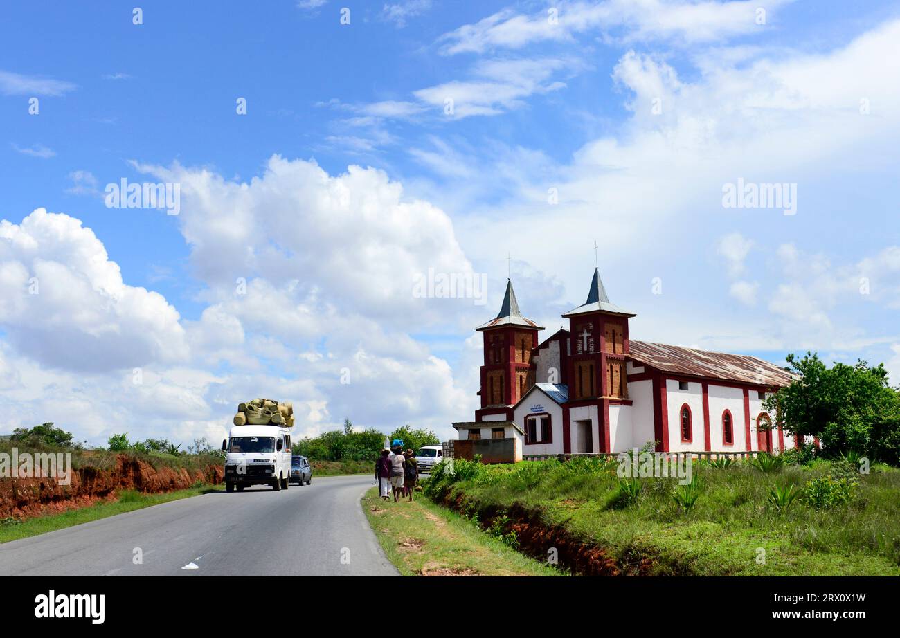 Madagascar Rural Mosques A rural church in central Madagascar Stock Photo - Alamy