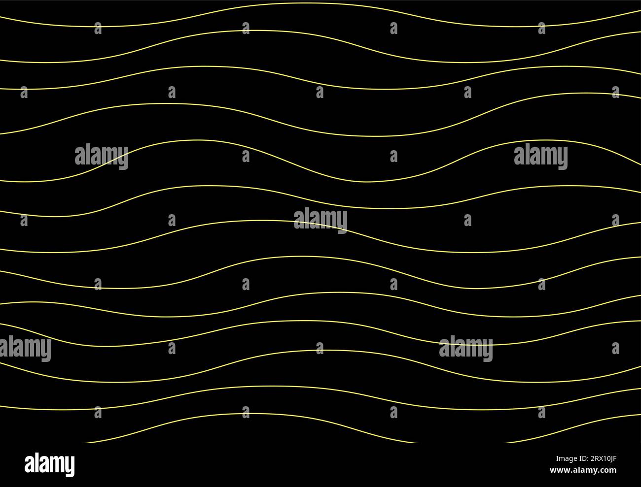 Abstract background with gold wave modern lines on dark background ...