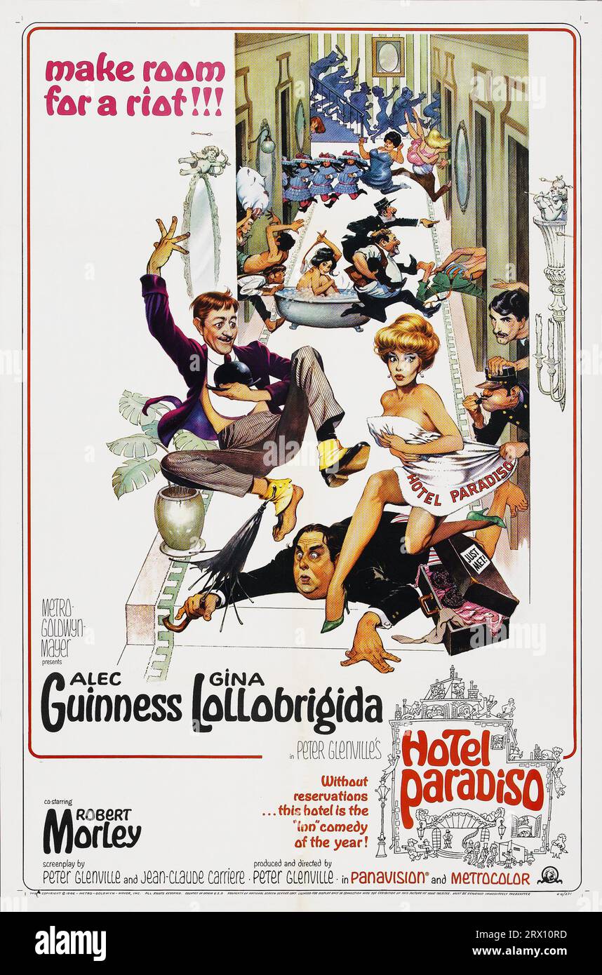 HOTEL PARADISO (1966), directed by PETER GLENVILLE. Credit: M.G.M. / Album Stock Photo