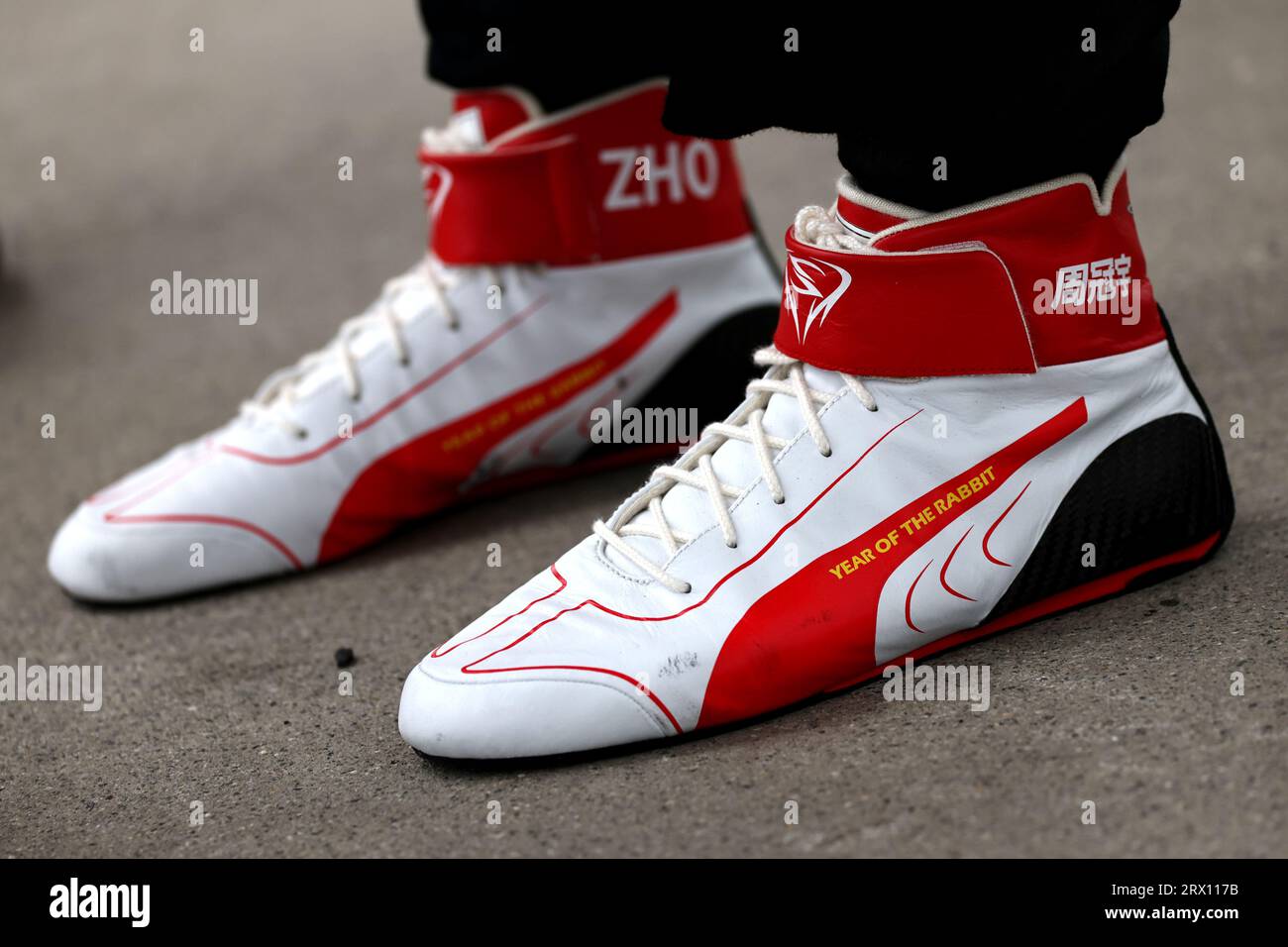 Alfa romeo racing racing boots hi-res stock photography and images - Alamy