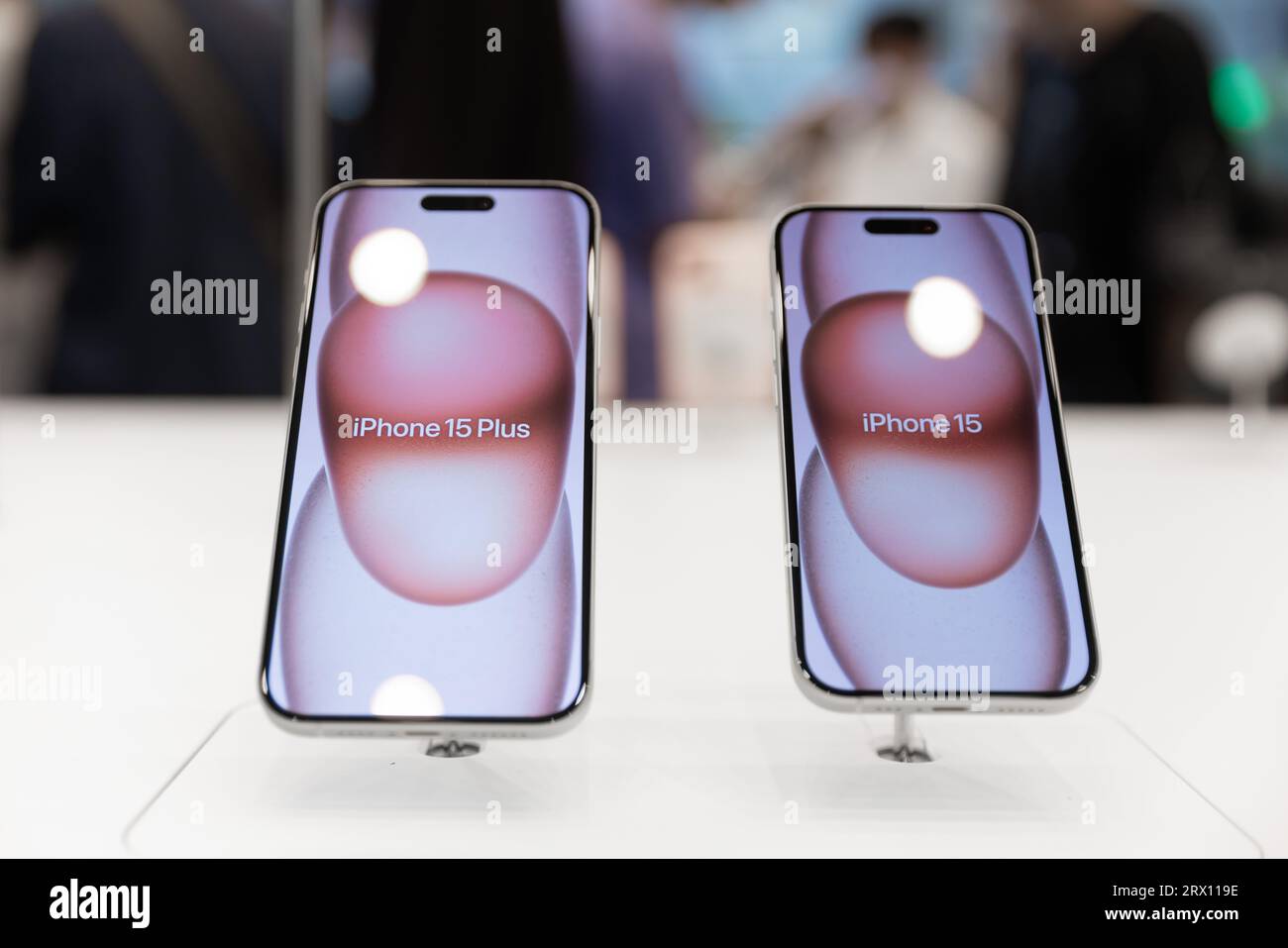 New Apple iPhone 15 line-up on display on launch day