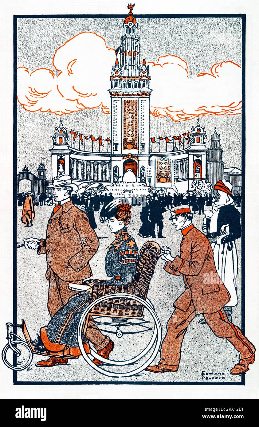 PanAmerican Exposition print in high resolution by Edward Penfield