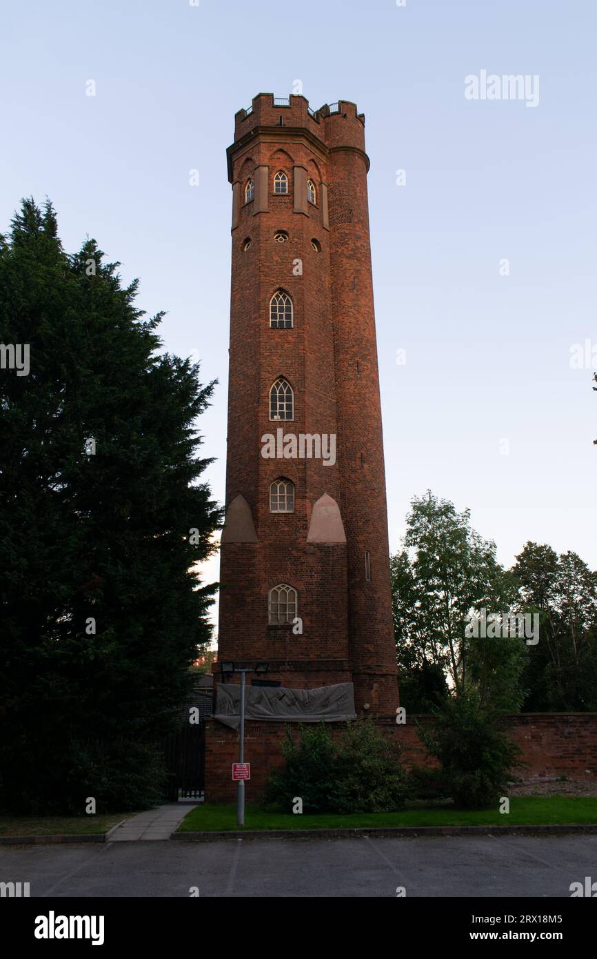 Perrot's Folly, Tolkien tower 1758, Edgbaston. Birmingham, UK Stock Photo