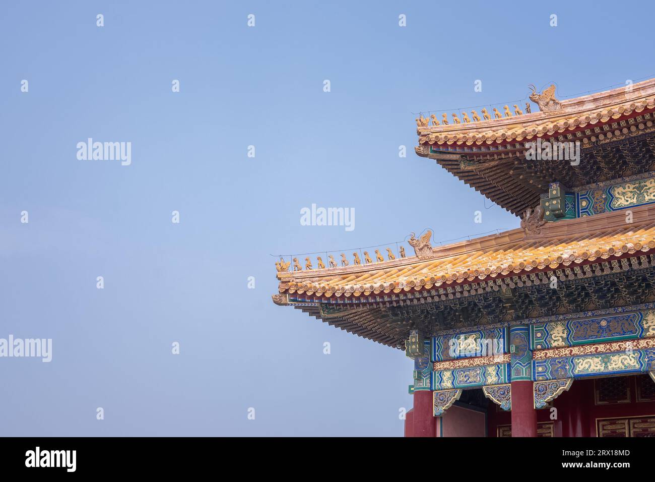 Historical landmarks in Beijing, China Stock Photo