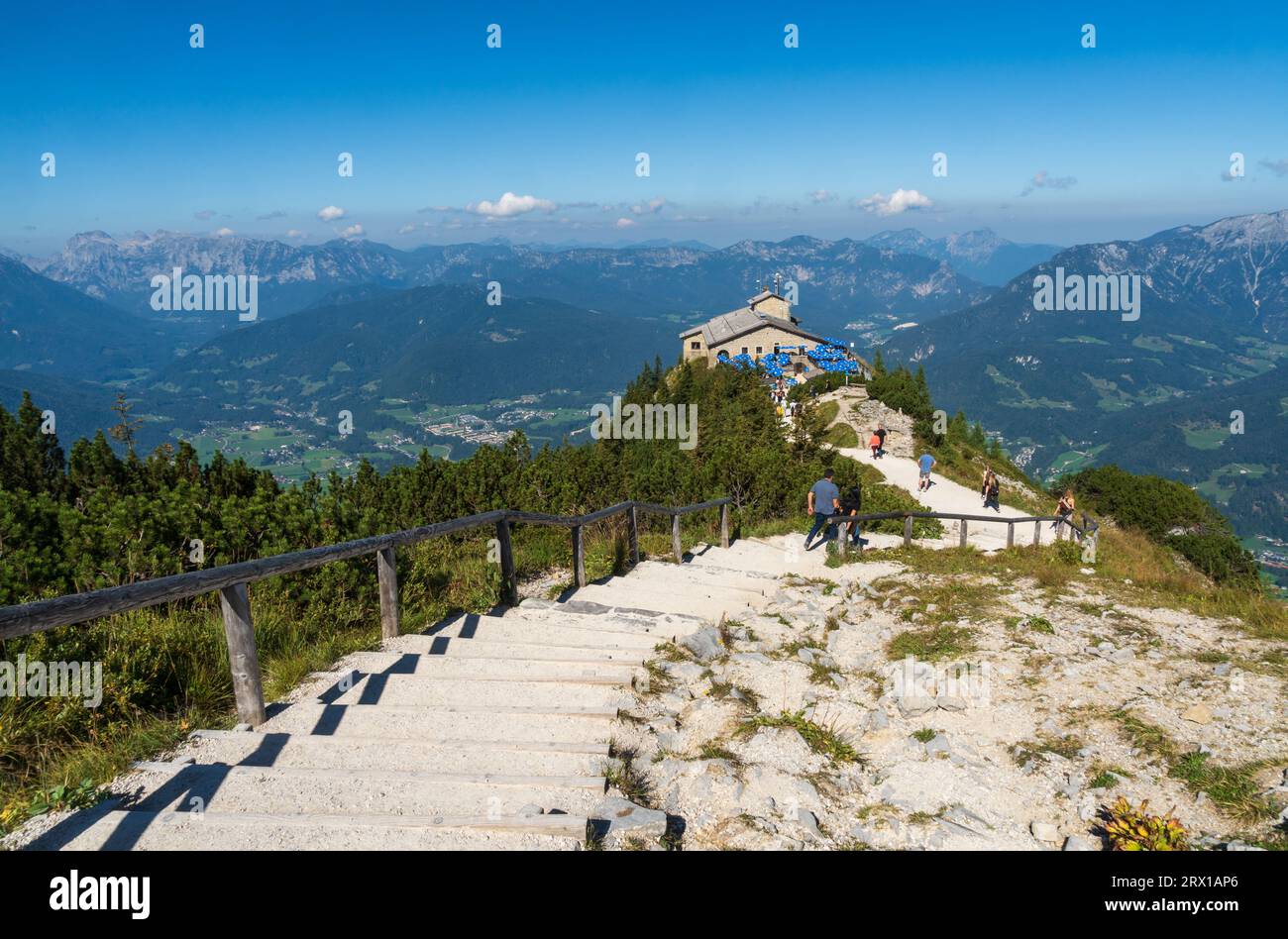 The Eagle's Nest, also known as The Kehlsteinhaus, in Bavaria, Germany Stock Photo