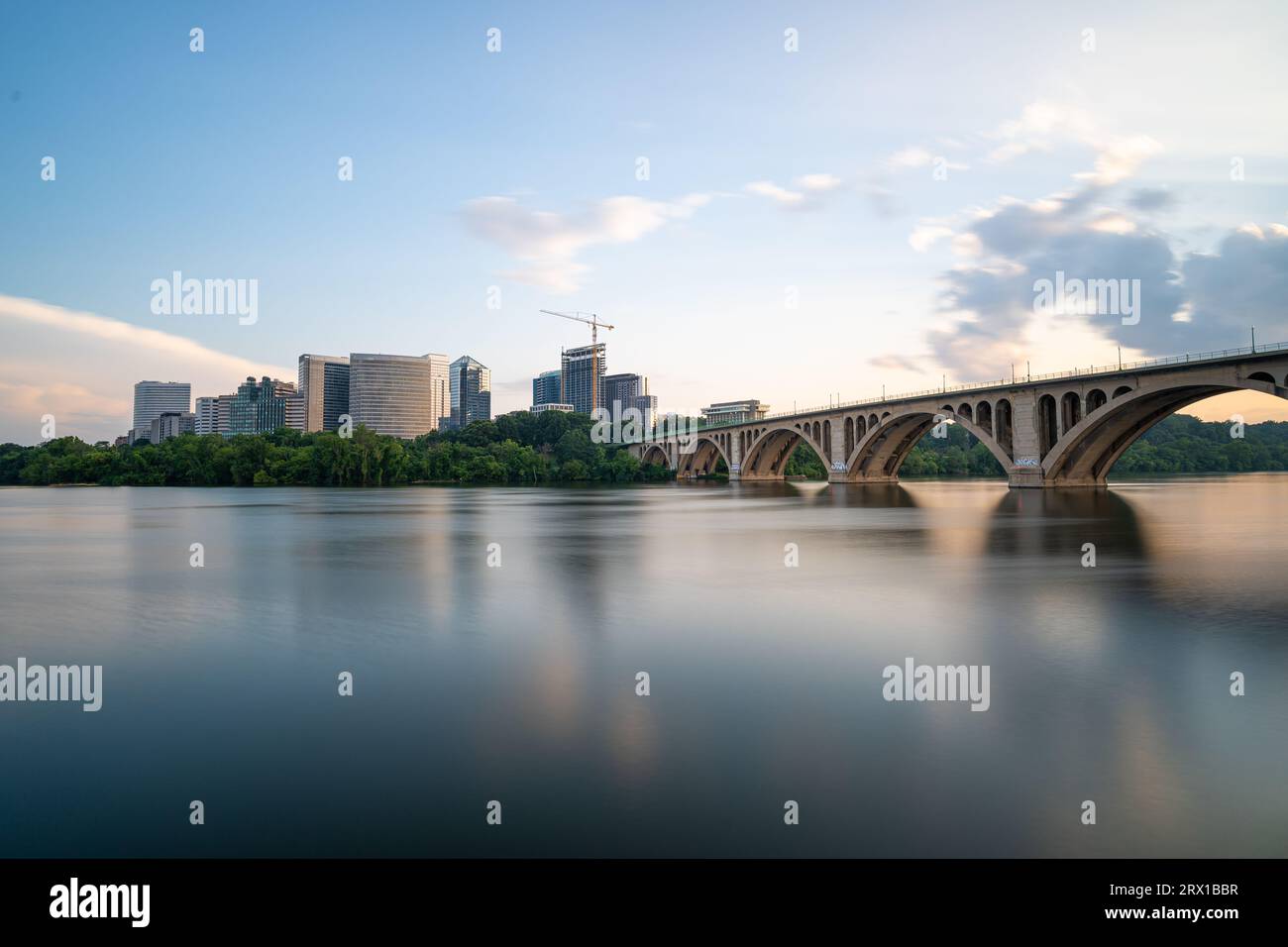 Washington dc waterfront park bridge hires stock photography and