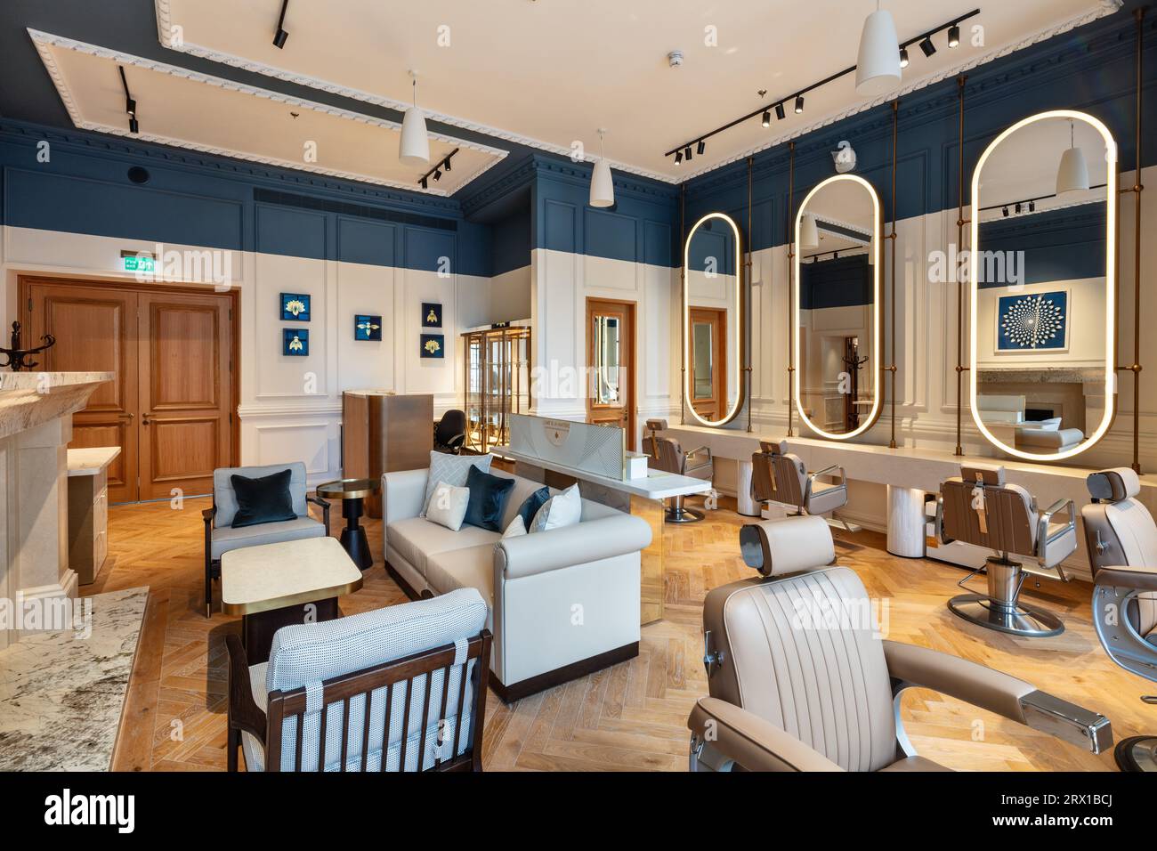 Hair dressing salon at Raffles Hotel, Old War Office in Whitehall