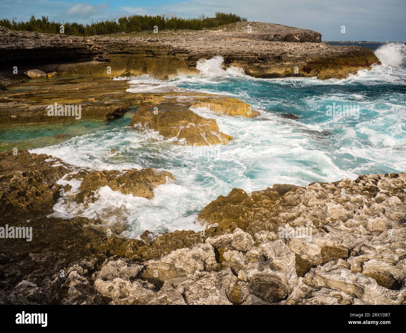 Queens Baths, Eleuthera, Bahamas, Caribbean Stock Photo Alamy