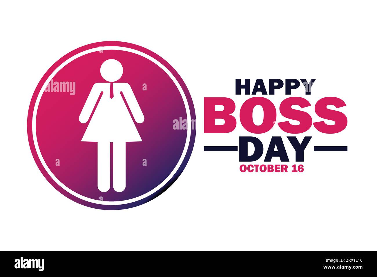 Happy Boss Day Vector illustration. October 16. Suitable for greeting
