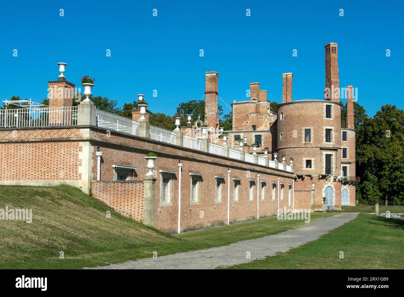 Royal domain of Randan. Puy de Dome department. Auvergne-Rhone-Alpes. France Stock Photo