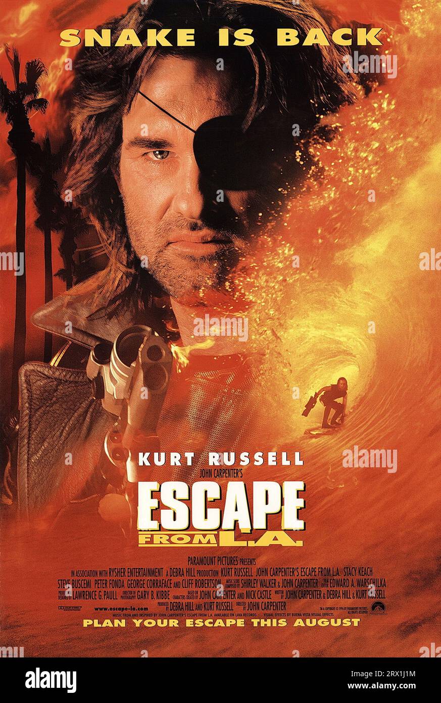 ESCAPE FROM L. A. (1996), directed by JOHN CARPENTER. Credit: PARAMOUNT PICTURES/RYSHER ENTERTAINMENT / Album Stock Photo