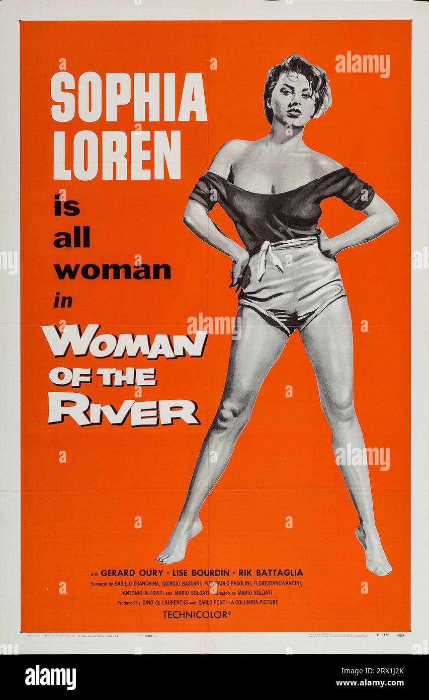 THE RIVER GIRL (1955) -Original title: LA DONNA DEL FIUME-, directed by MARIO SOLDATI. Credit: PONTI-DE LAURENTIIS CINEMATOGRAFICA / Album Stock Photo