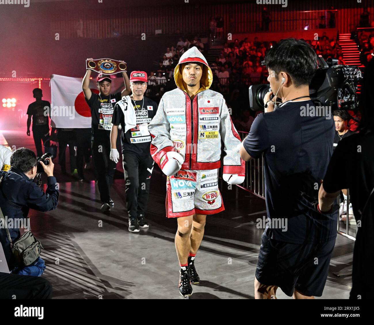 Champion Junto Nakatani Before The Wbo Super Flyweight Title Boxing Bout At Ariake Arena On 