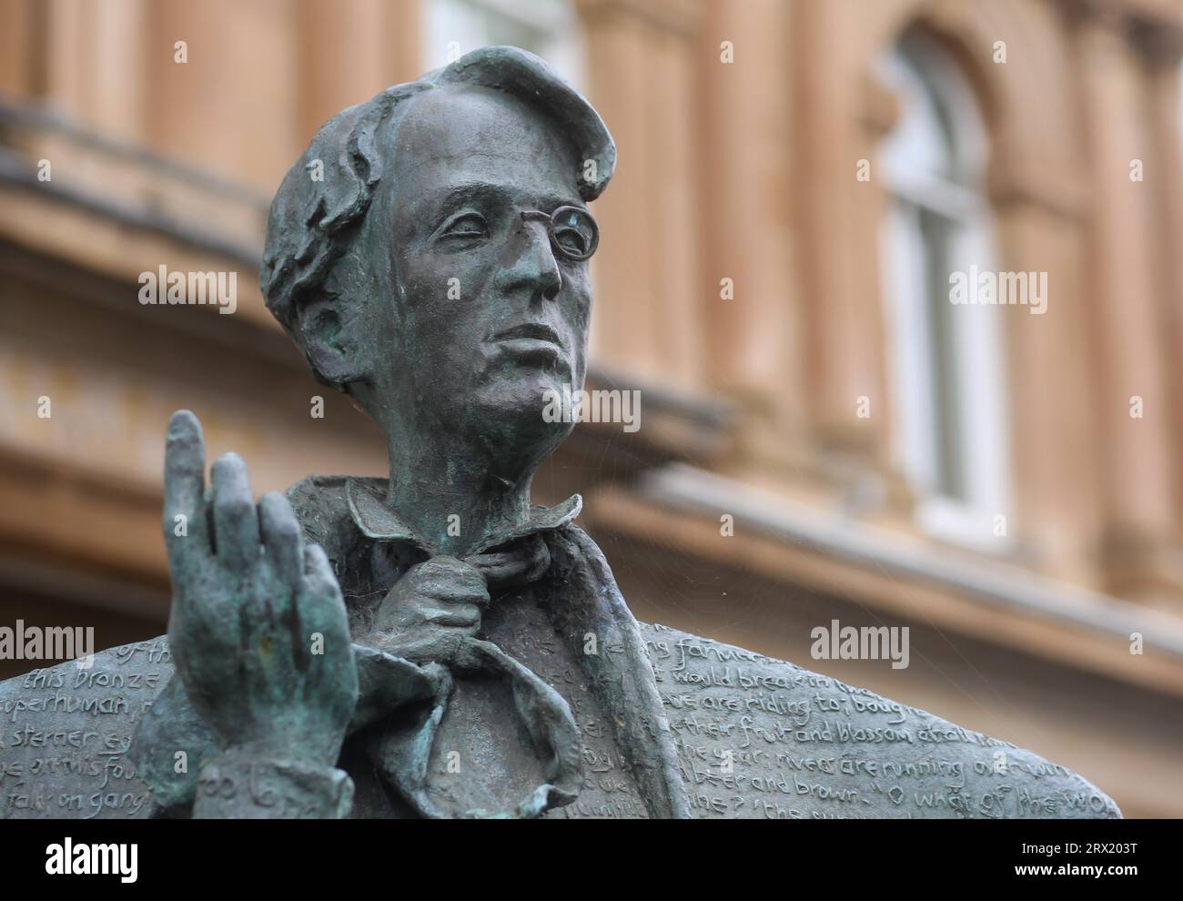Ronan Gillespie's statue of the famous Irish poet and writer W.B. Yeats