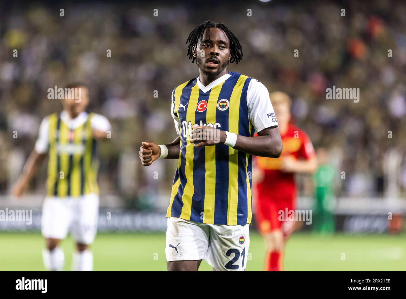 Istanbul, Turkey. 21st Sep, 2023. Bright Osayi-Samuel (21) of