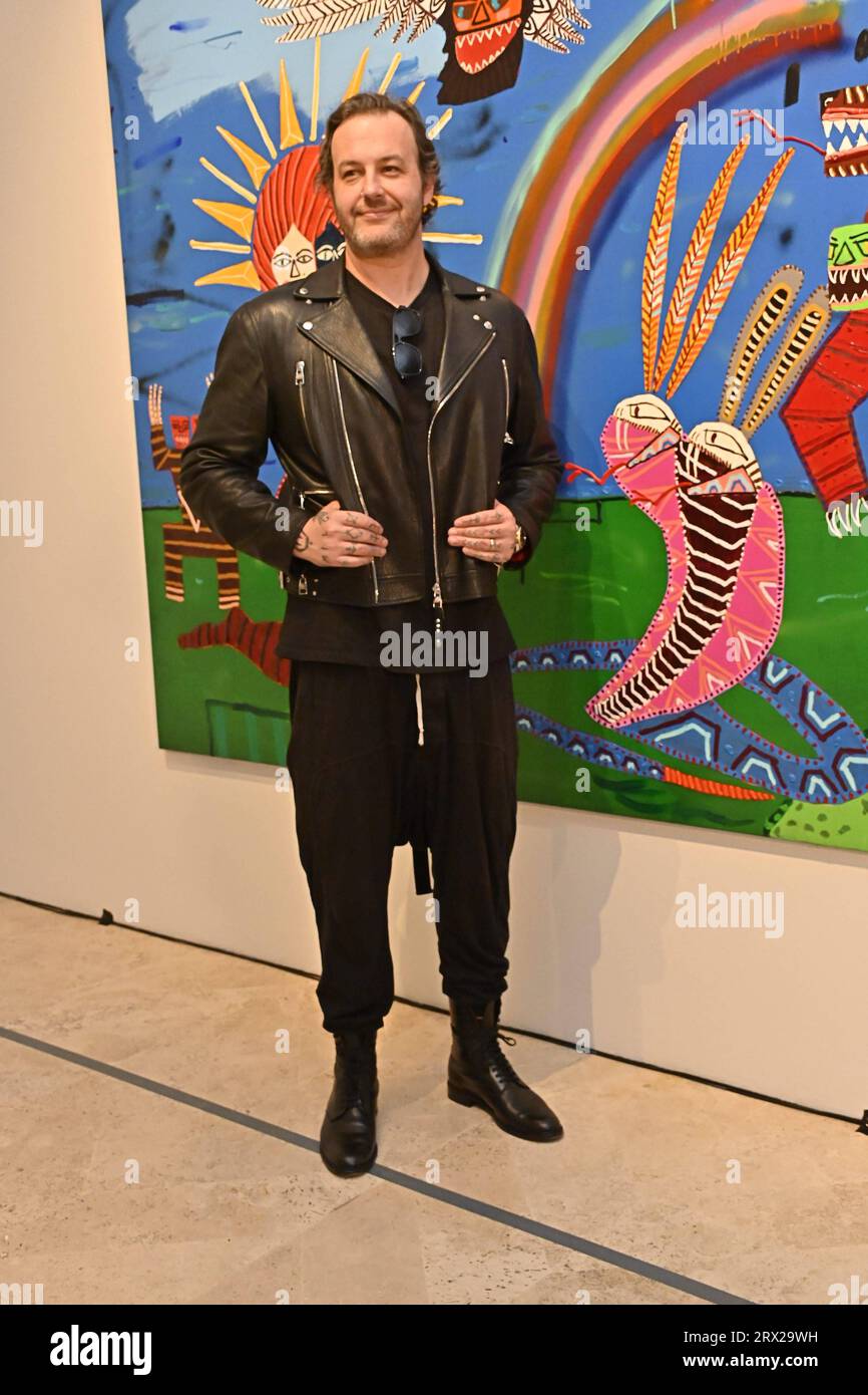 Madrid, Spain. 22nd Sep, 2023. Jordy kerwick and Guillermo Solana during  presentation Jordy Kerwick exhibition in Madrid on Friday, 22 September  2023. Credit: CORDON PRESS/Alamy Live News Stock Photo - Alamy