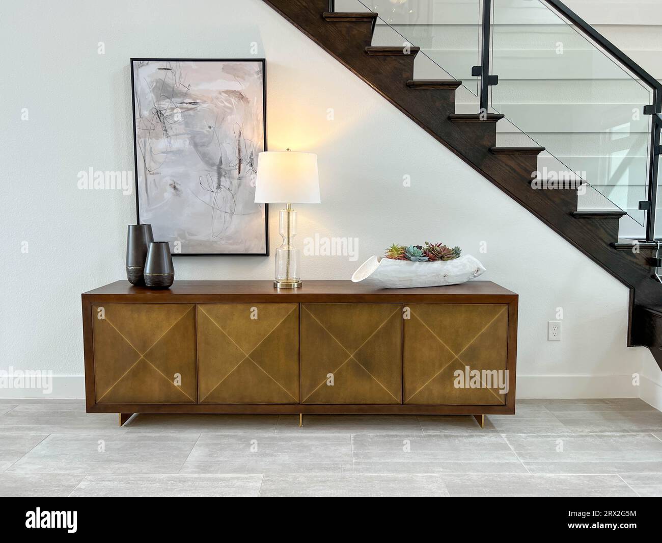 Orlando, FL USA June 20, 2023 A beautifully appointed Entry Hall in