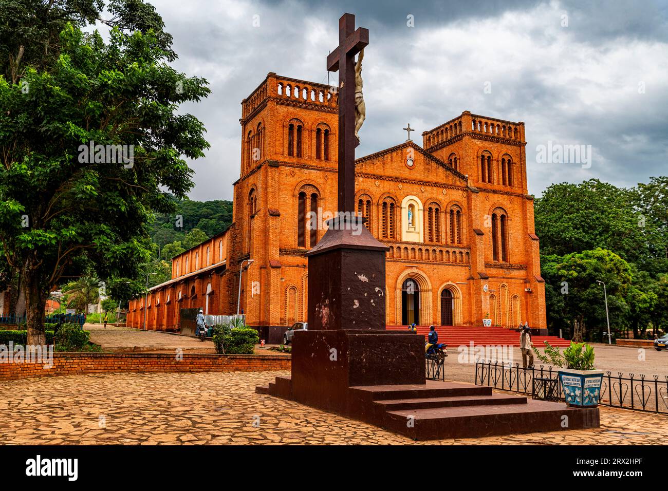 Cathedrale Notre Dame, Bangui, Central African Republic, Africa Stock Photo