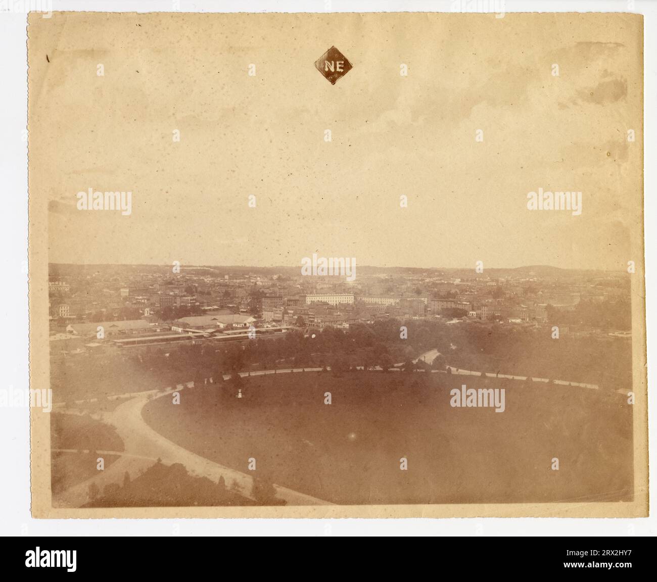 Photograph, faded. Panorama of Washington, DC, NE view, by Titian ...