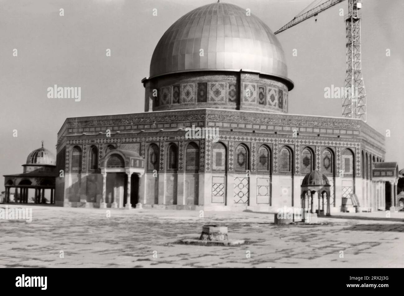 Al-Aqsa Mosque, Jerusalem, Circa 1965 Stock Photo