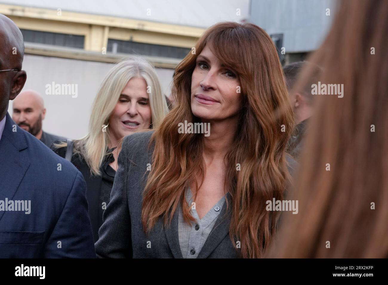 Julia Roberts Attends The Gucci Women S Spring Summer 2024 Collection   Julia Roberts Attends The Gucci Womens Spring Summer 2024 Collection Presented In Milan Italy Friday Sept 22 2023 Ap Photoluca Bruno 2RX2KFP 