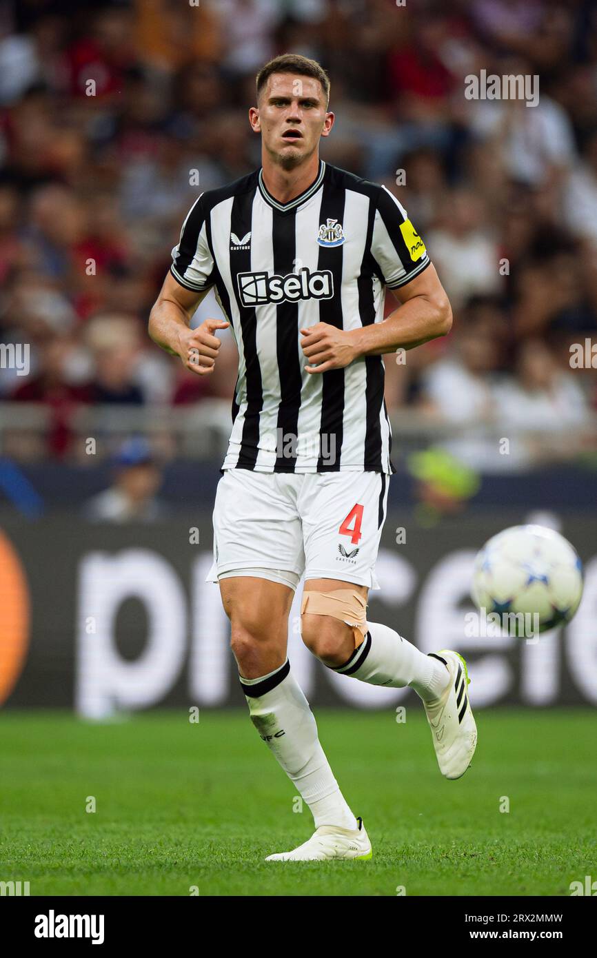 Sven Botman of Newcastle United FC in action during the UEFA Champions ...