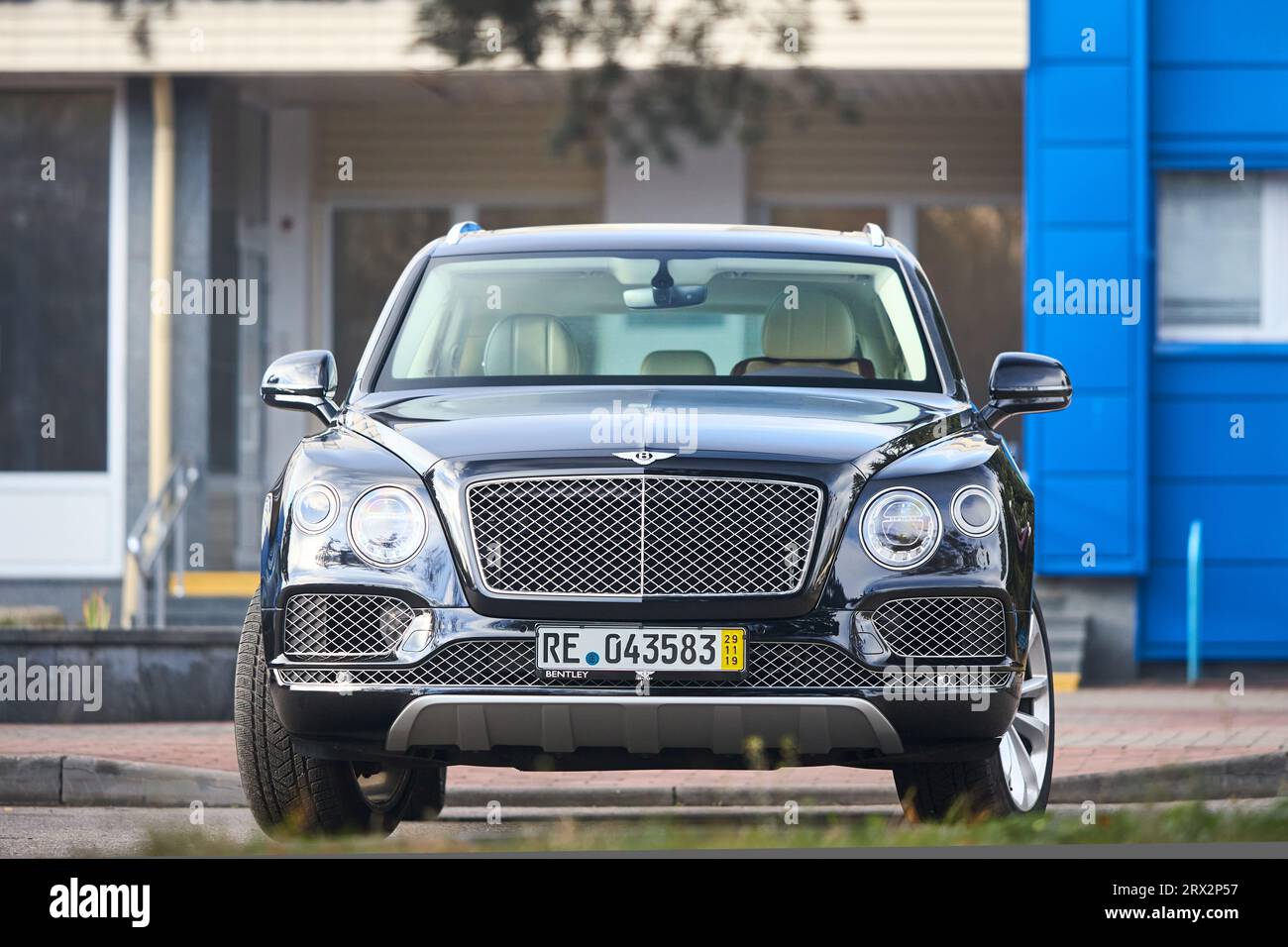 BERLIN, GERMANY NOVEMBER 2021 Bentley Bentayga Hybrid SUV luxury car