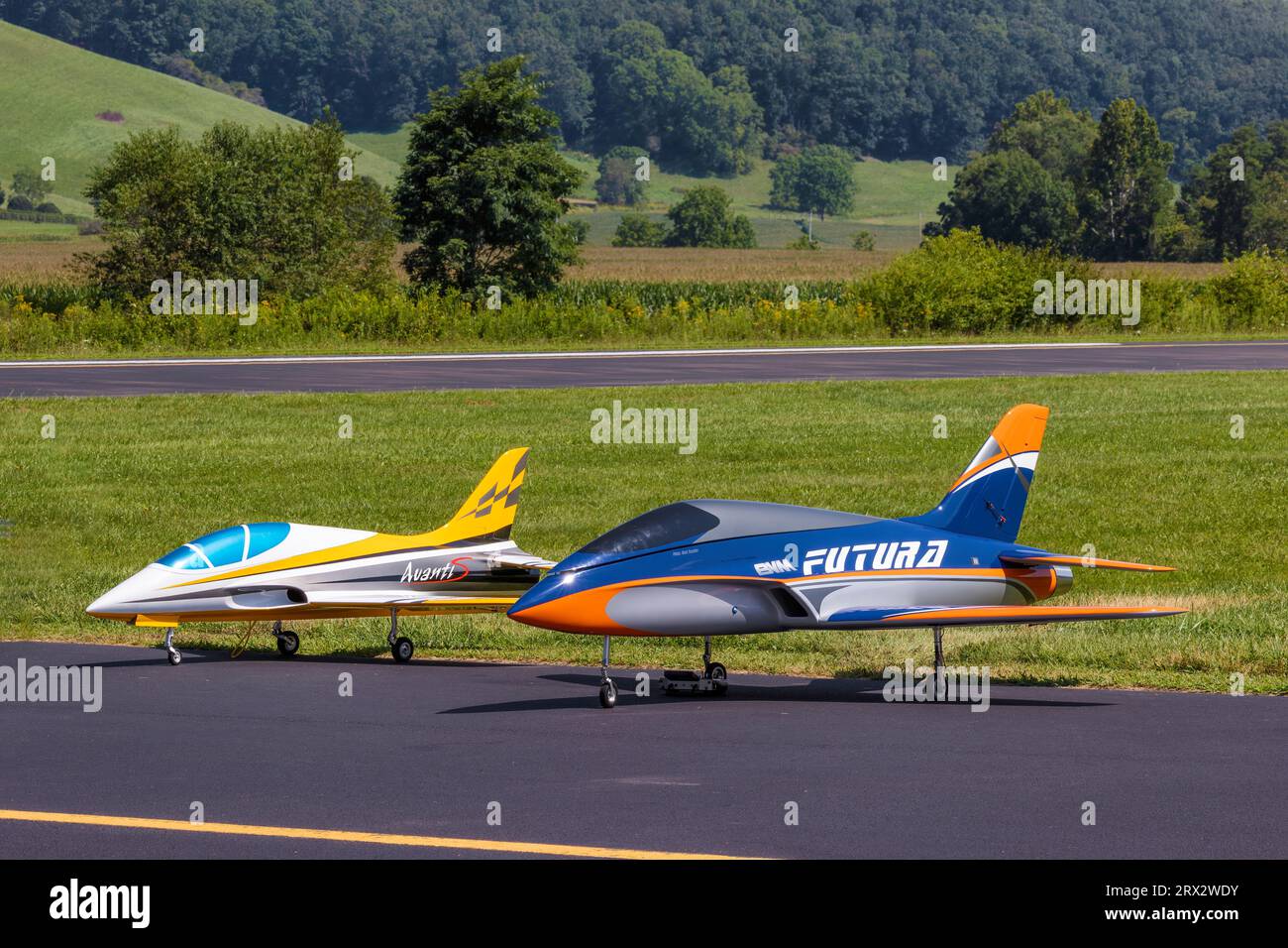 Mountain City, Tennessee August 26, 2023 Radio Control jets doing