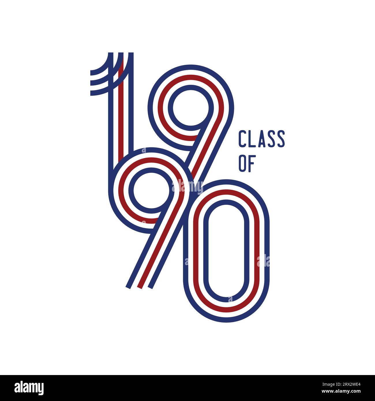 class-of-1990-logo-retro-vector-white-stock-vector-image-art-alamy