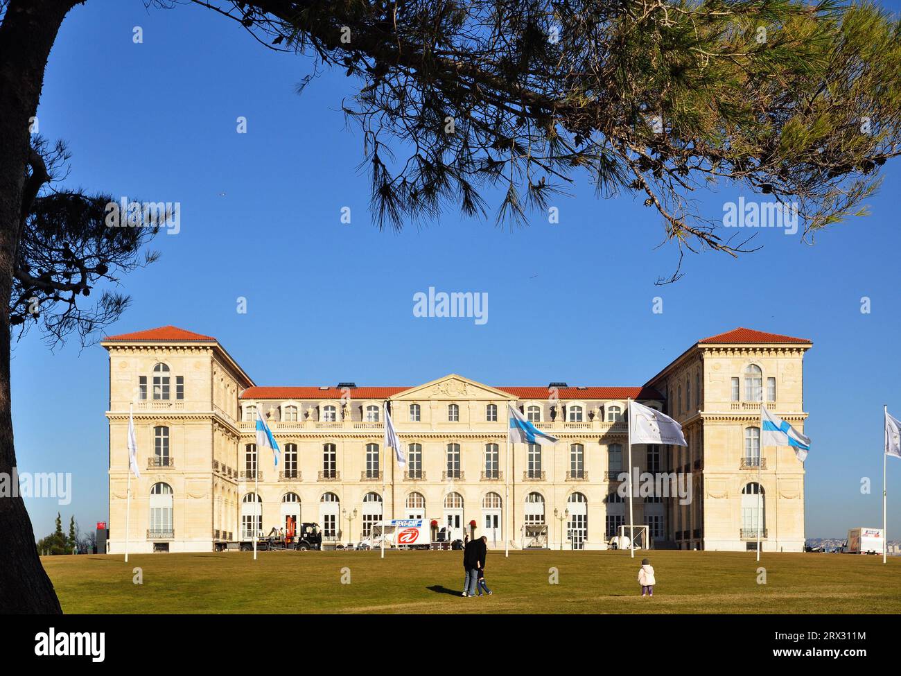 The Pharo palace in Marseille Stock Photo